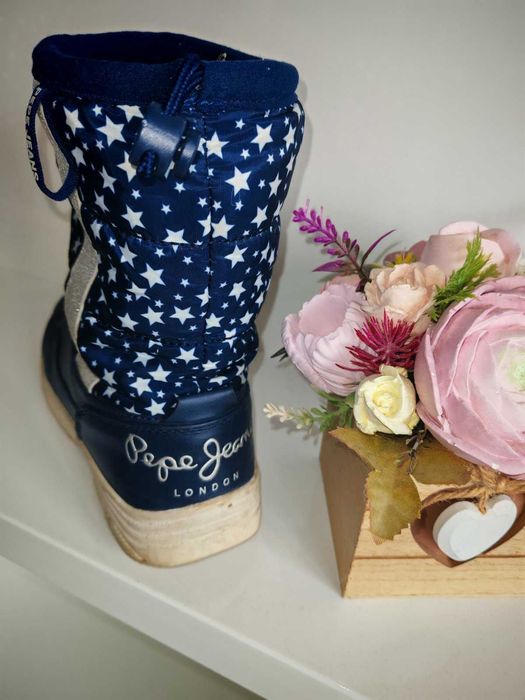 Детски зимни боти Pepe Jeans, 34 номер, сини