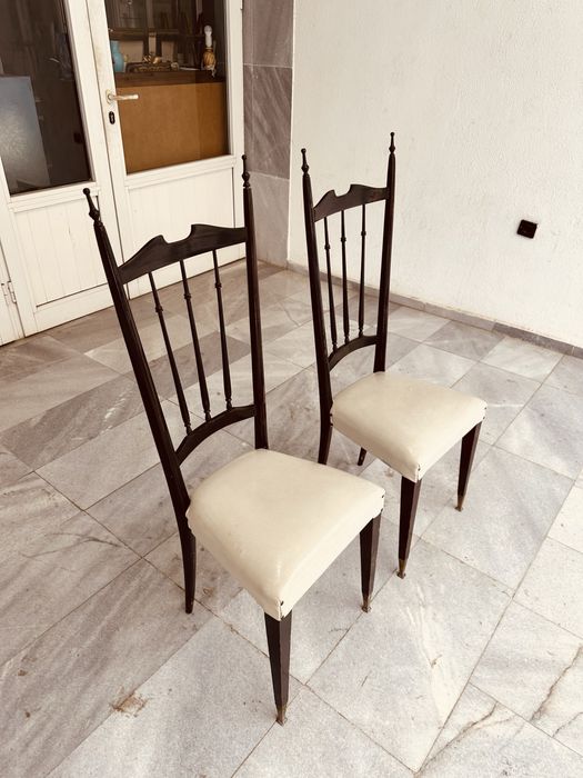 Шведски дизайнерски столове – 2 бр., скандинавски винтидж стил