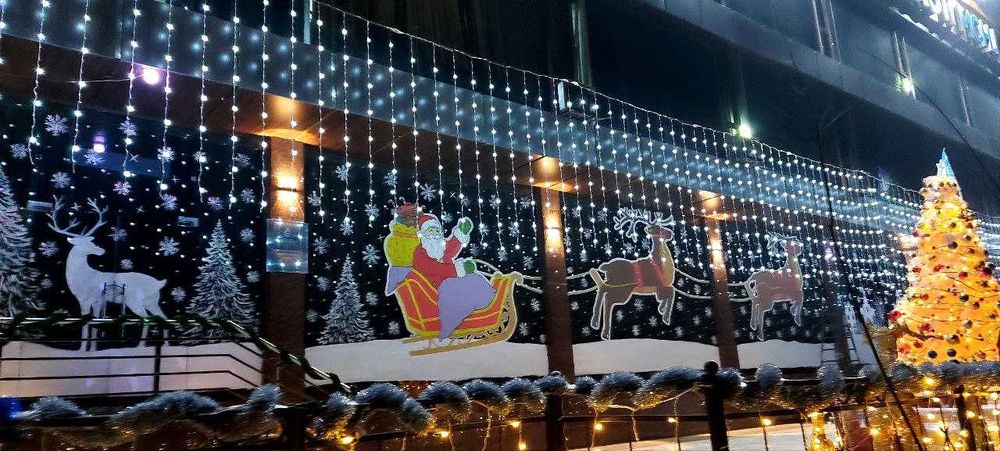 Yangi yil oynaga rasm chizamiz Rassom Рисовать Новый год окно Художник