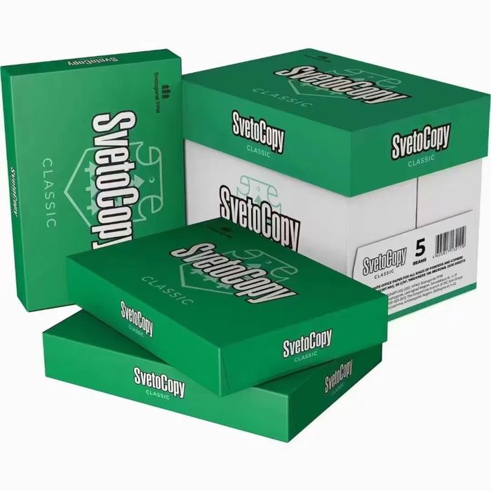 Продам бумагу SvetoCopy A4  Бумага для принтера