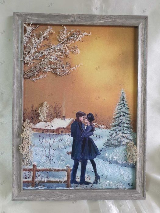 Картина със сканидинавски мъх