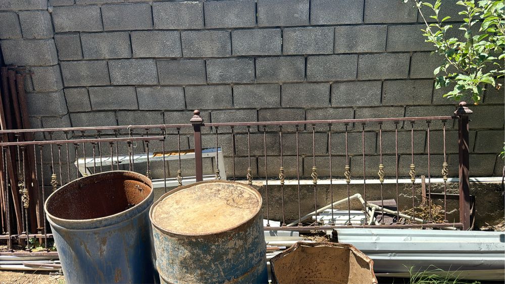 Перила железная для дома