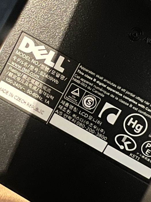 Monitor Dell 24 zgariat