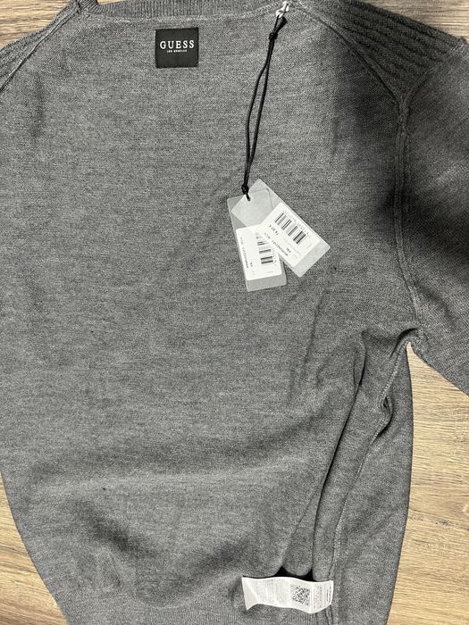 Pulover bluza tricotata GUESS gri XXL nou originala