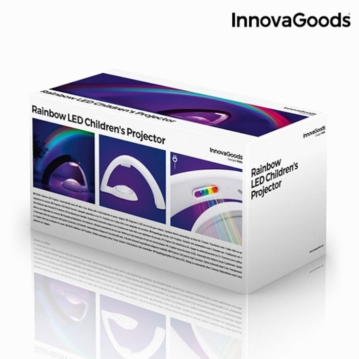 Истинска цветна магия с детския LED проектор Дъга