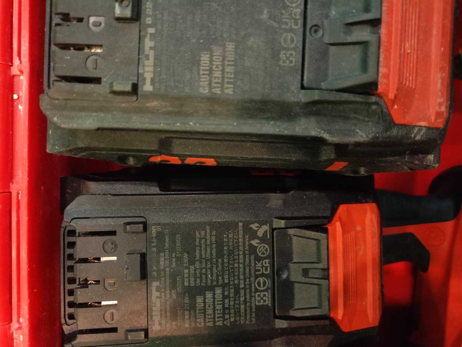 HILTI NURON акумулаторен ъглошлайф, винтоверт, перфоратор, саблен трион, зарядни и батерии  от новата серия