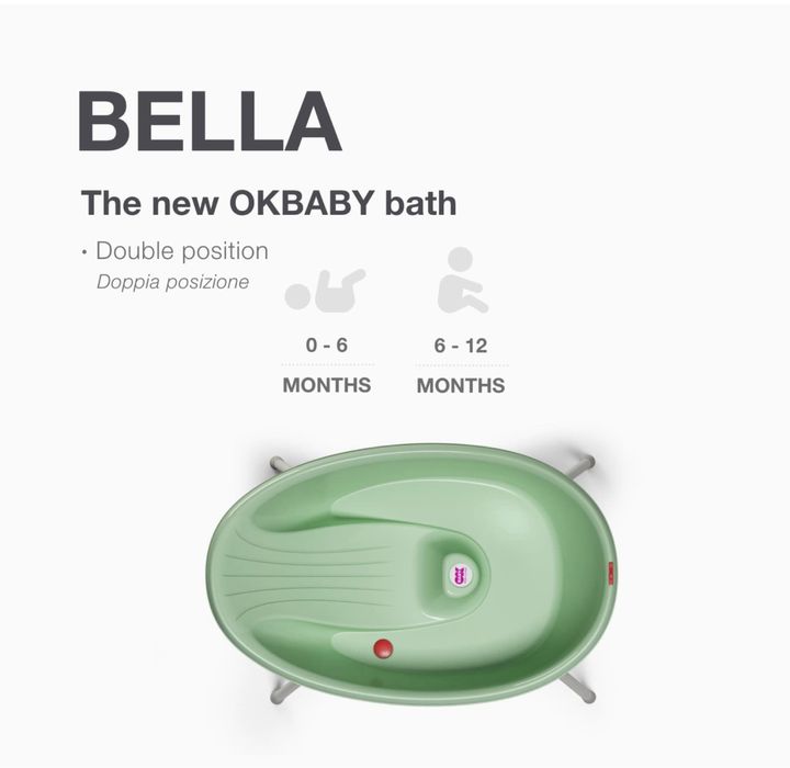Set cada si suport OKBABY Bella, de la nou-născut 0-12 luni