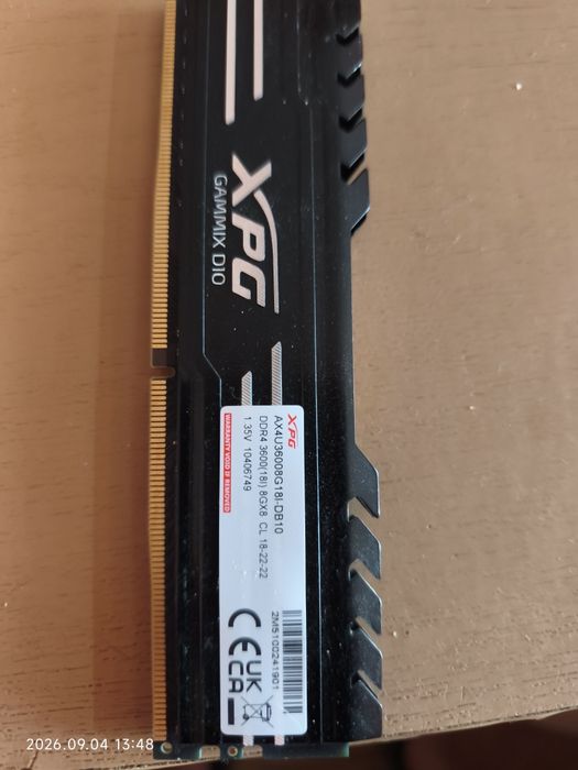 Продавам кит XPG ADATA Gammix D10 16GB 2x8GB 3600MHz DDR4