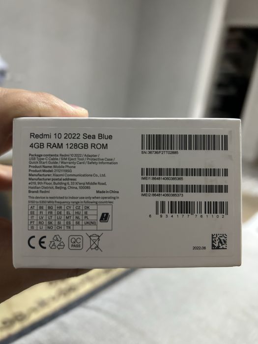 Продам Redmi 10 2022 Sea blue