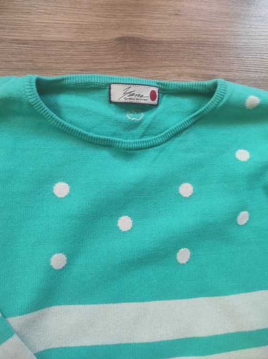 Дамски дънки сини Gudi  с пуловерчета к-т