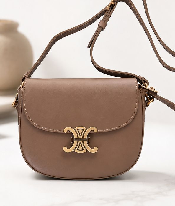 Celine Triomphe Besace Clea Flap Bag