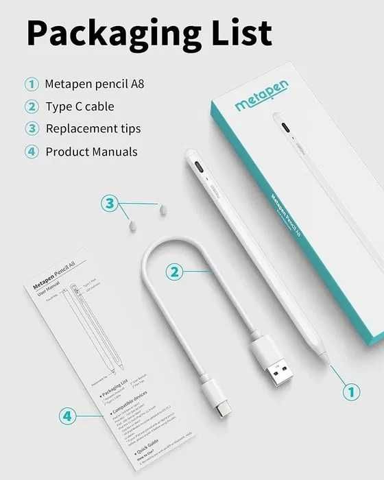 Стилус Писалка Metapen Pencil A8 за iPad