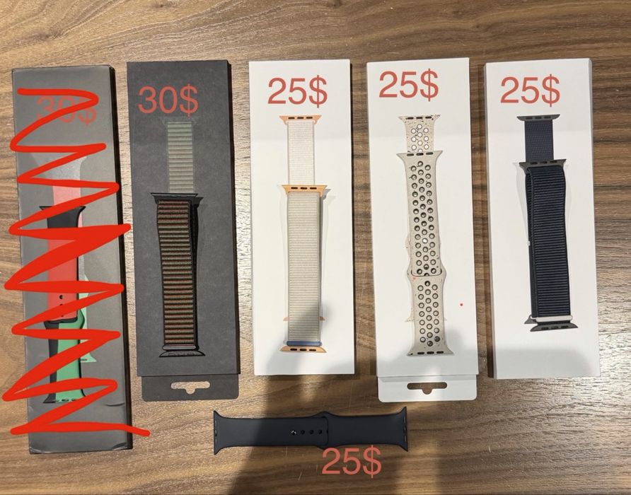 Оригинальные Ремешки для Apple Watch 44 mm 46 mm 49 mm