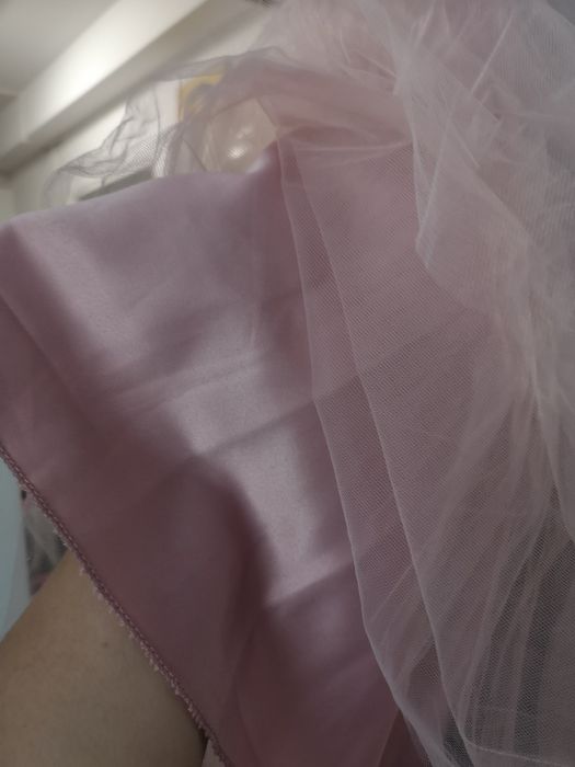 Rochie roz  tulle marime 120