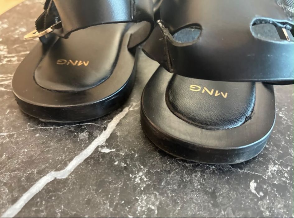 Sandale piele Mango