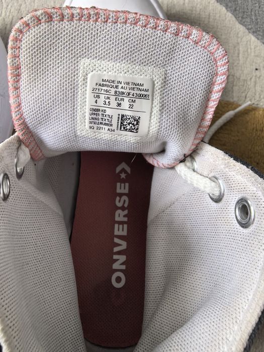 Кецове Converse номер 36