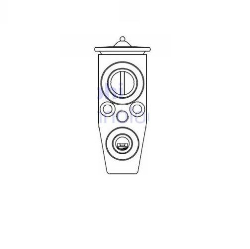 Supapa expansiune clima Chevrolet Trax 2012-2022; Opel Mokka 10 2016-2021, Mokka 2012-2016, Material: aluminiu, OE 1618462, Th-Series