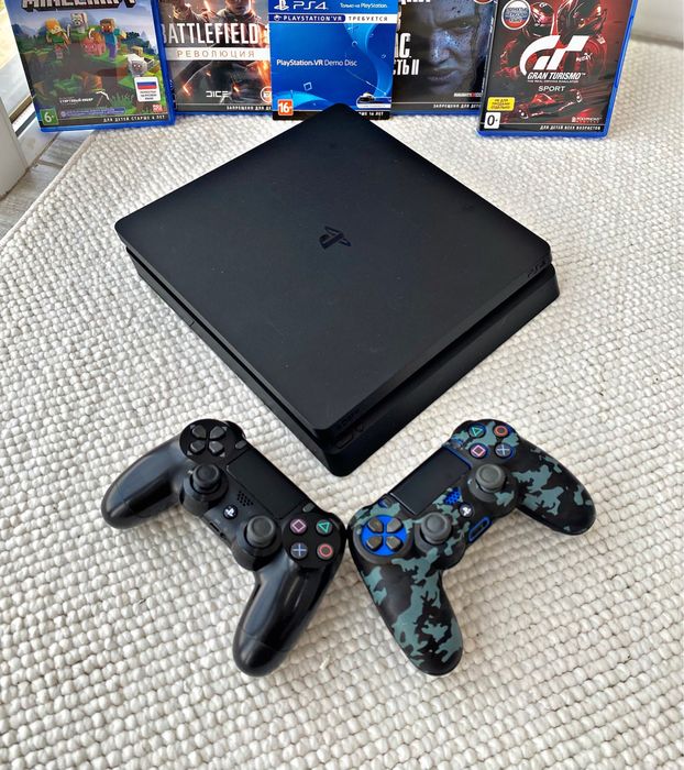 PlayStation 4 SliM+VR•очки виртуальная реальность