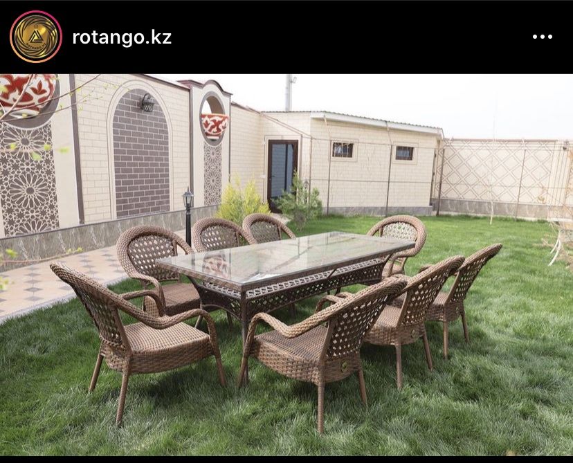 Ротанг, садовая мебель