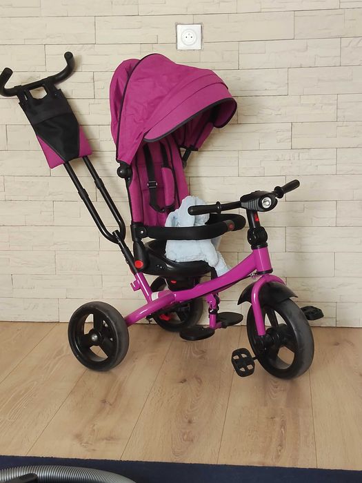 Tricicleta copii cu mâner parental