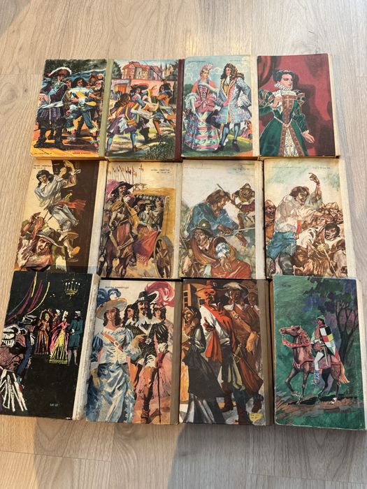 Alexandre Dumas colectie, carti vechi copertate rare