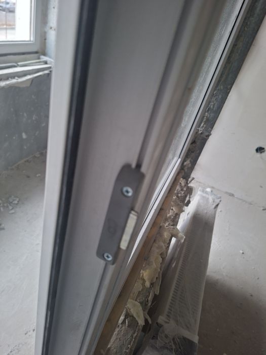 Пластиковый дверь с окнами