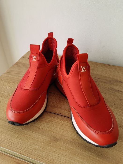 LOUIS VUITTON  Slip-On червени дамски маратонки без връзки, 39 номер