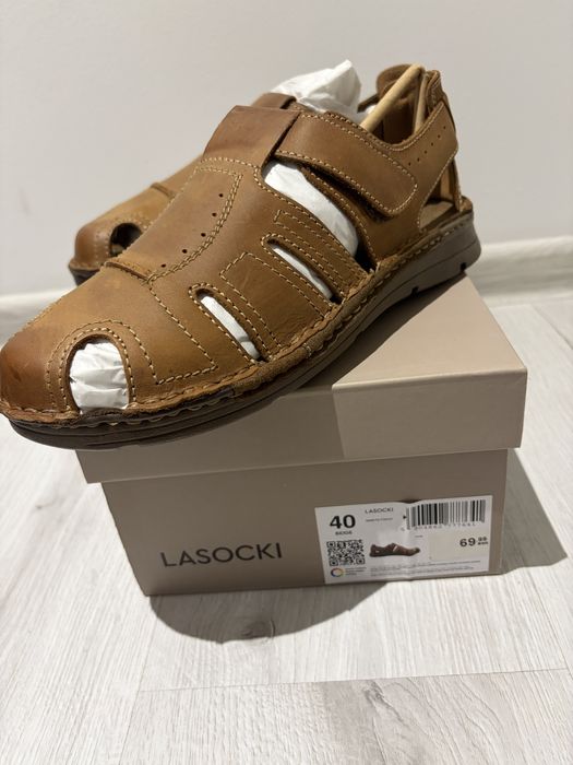 Мъжки сандали Lasocki ест. Кожа