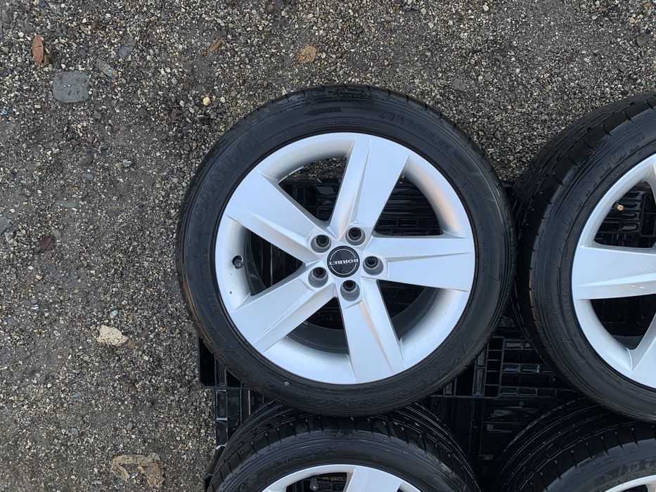4бр.Алуминиеви джанти 16" 5x100+ГУМИ 215/45/16 за Skoda Fabia,Vw Polo