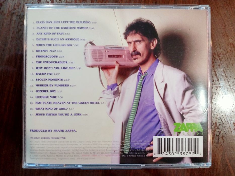 Frank Zappa, компакт диски