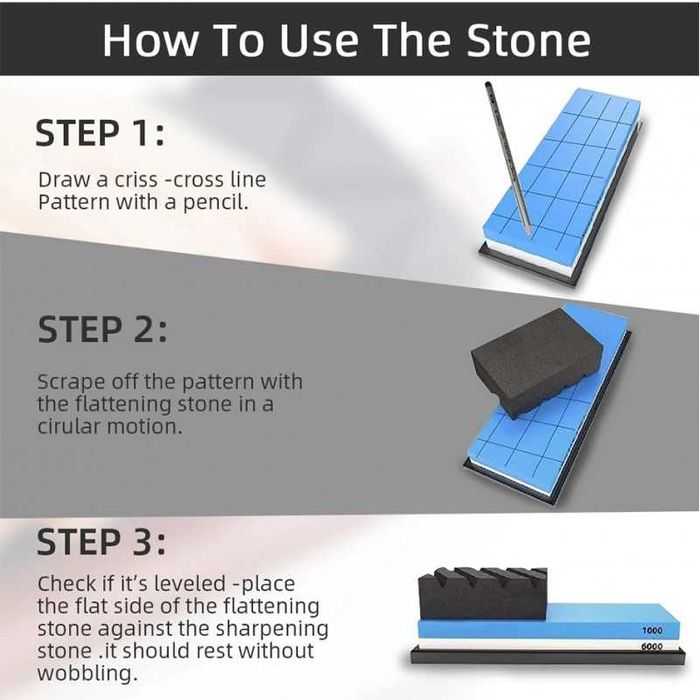 Абразивна плоча за изравняване на камъни/заточване на ножове, 20204978