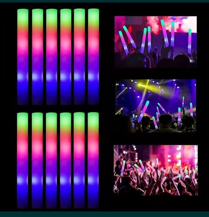 Baghete LED spuma colorate nunta petrecere botez si Ochelari nunta