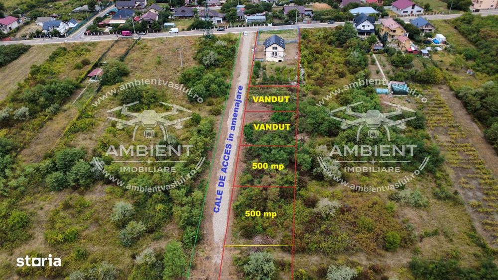 INVESTITIE - Teren lot 500 mp, zona FILATURII - Str. D. CANTEMIR;