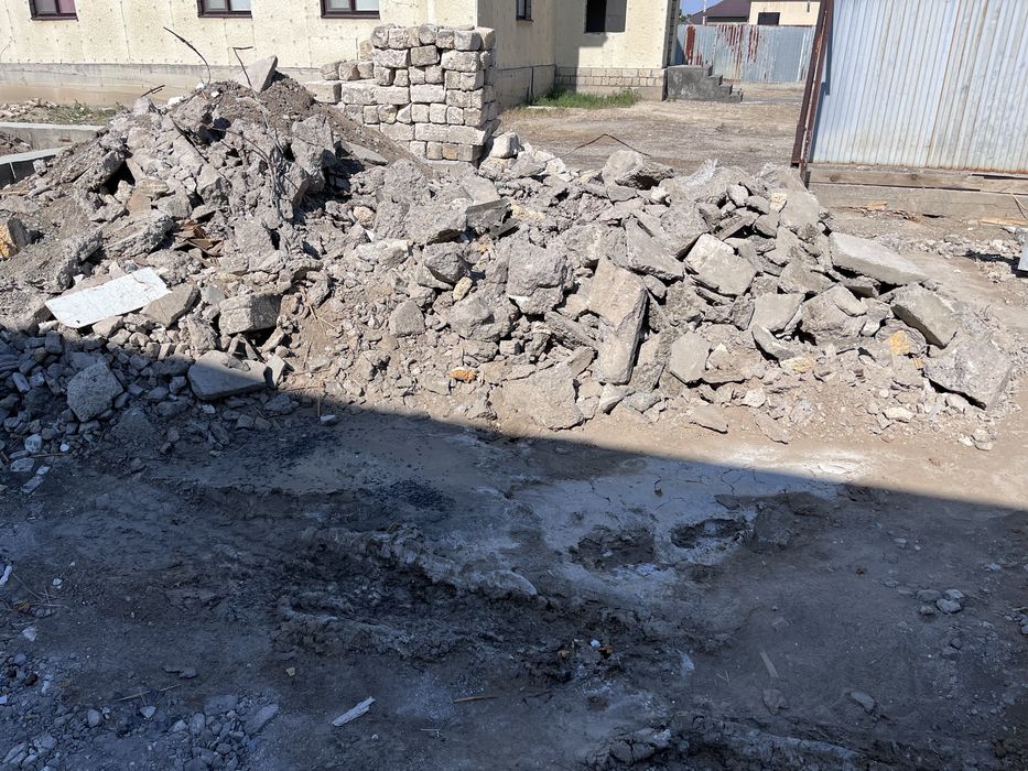 бетонные отходы для фундамента
