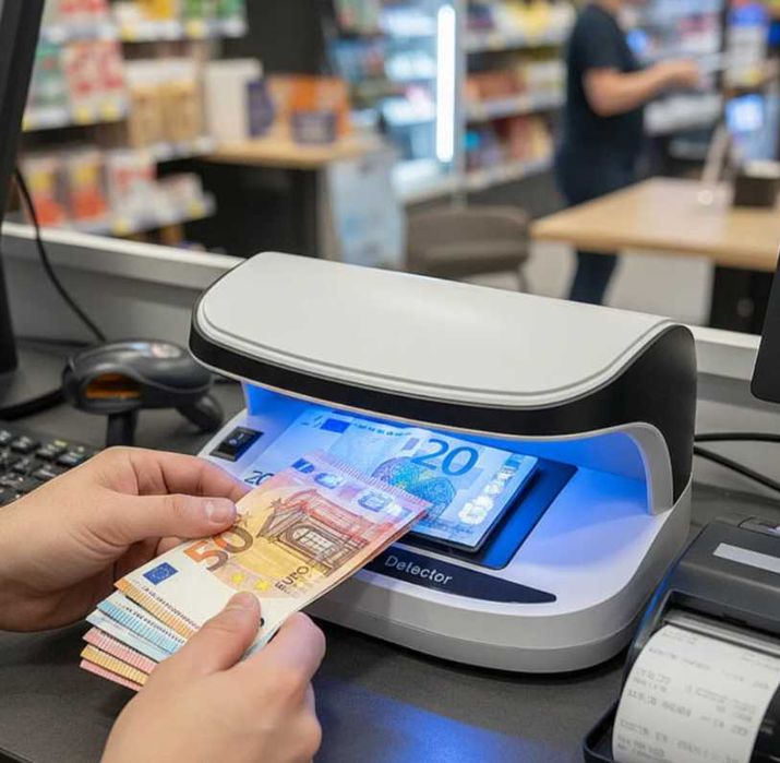 Детектор за фалшиви банкноти с UV LED светлина и акумулаторна батерия