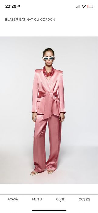 Costum zara satin
