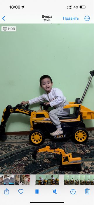 Детский эксковатор