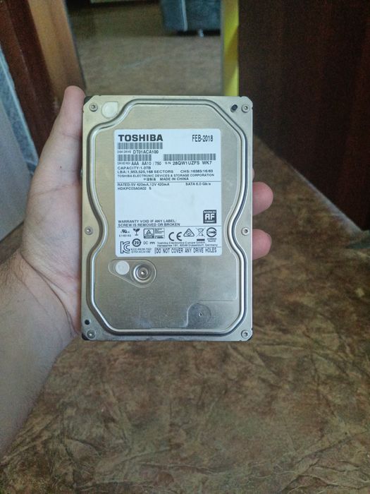 Продам или обмен ЖД на 1тб для ПК рабочий цена 8000 торг