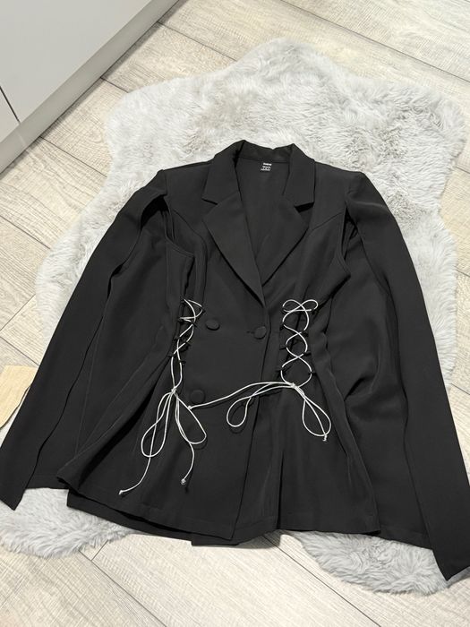 Сако-рокля в черен цвят