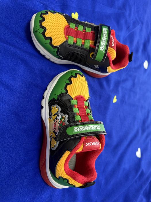 Adidași Geox Respira x Super Mario (Bowser) - Mărimea 29 - Cu Lumini