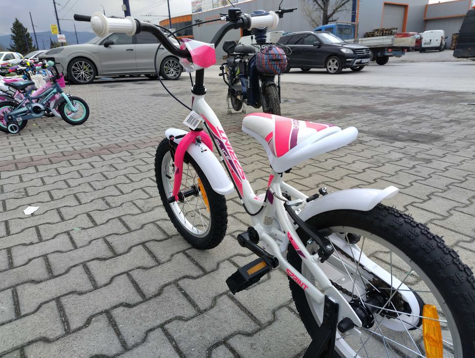 SPRINT Велосипед 16" ALICE бял