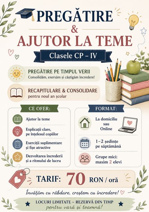 Ne pregătim împreună pentru luna septembrie