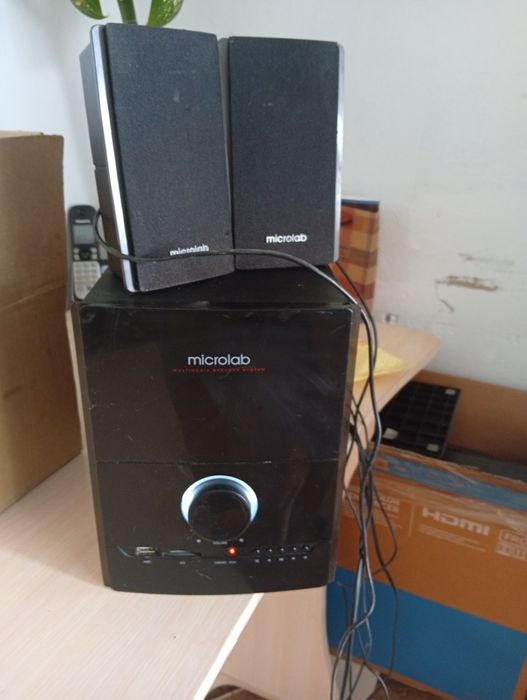 Компьютерные колонки Microlab M-500U черный