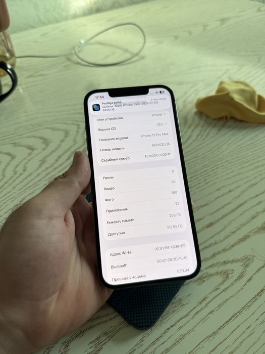 Iphone 12 pro max 256 LL/A