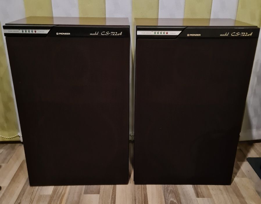 Boxe*PIONEER*CS-722A*Rarități Vintage*Vu-metre(b&w jbl klipsch l 100
