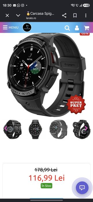Husa galaxy watch6 40mm shock rezist