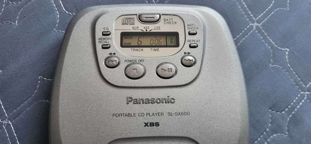 Panasonic CD Player Portabil SL-SX500  Anti Soc fuctional