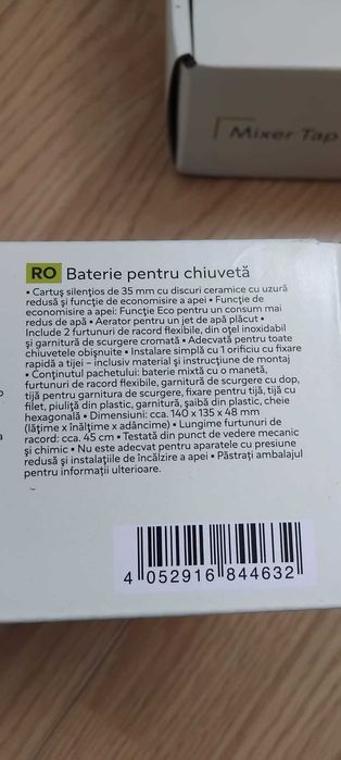 Baterie chiuveta ,nou sigilata