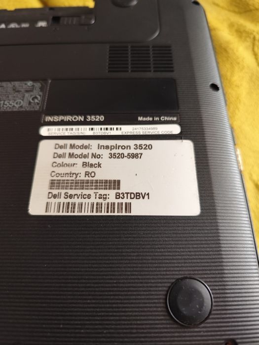 Laptop dell 3520 pt piese de schimb