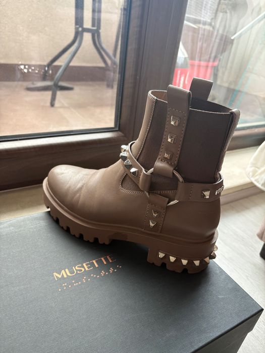 Дамски боти естествена кожа Musette